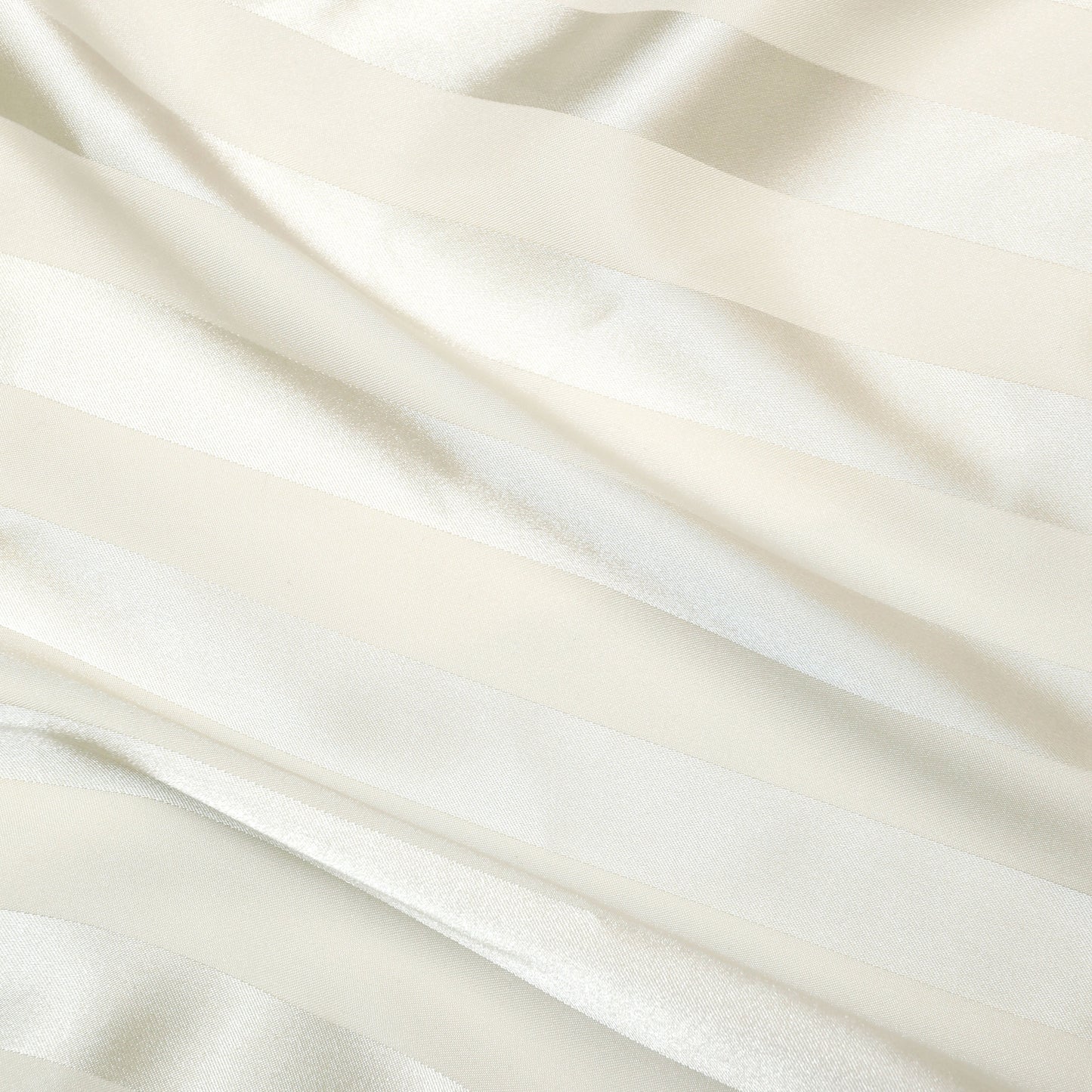 Yellow Satin Striped Maxi Dress