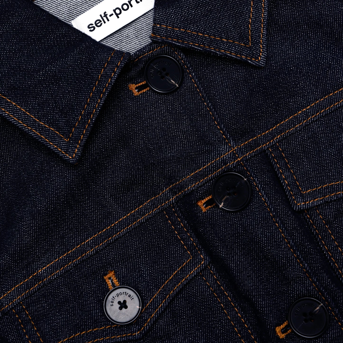 Indigo Denim Flared Mini Dress