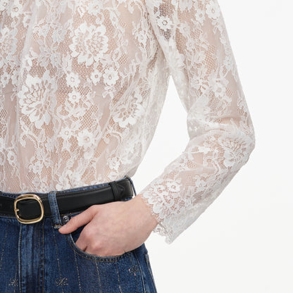 White Lace Blouse