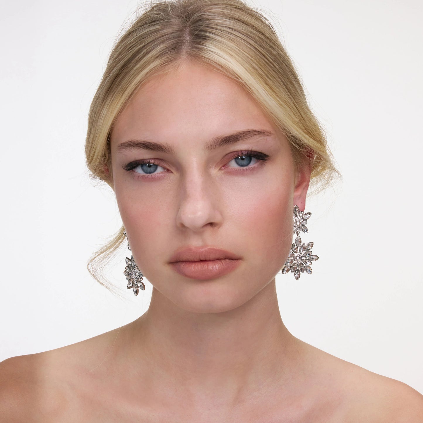 Crystal Tiered Earrings