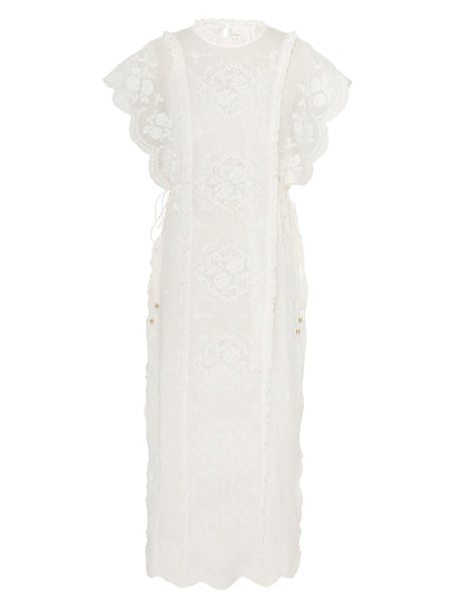 Alight Draw Waist Midi Dress