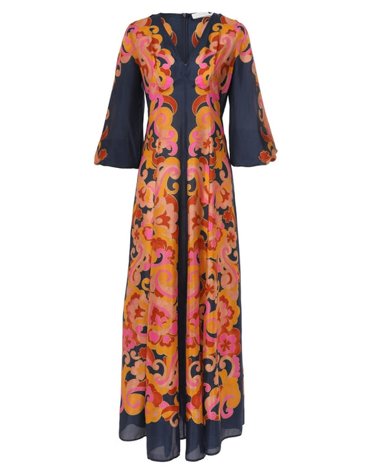 Acadian Long Sleeve Maxi Dress