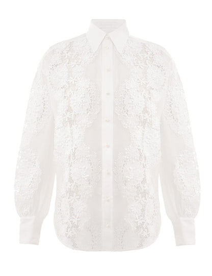 Halliday Lace Flower Shirt