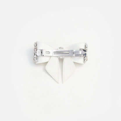 Crystal Embellished Bow Hairclip