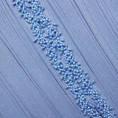 Blue Pearl Trim Cardigan