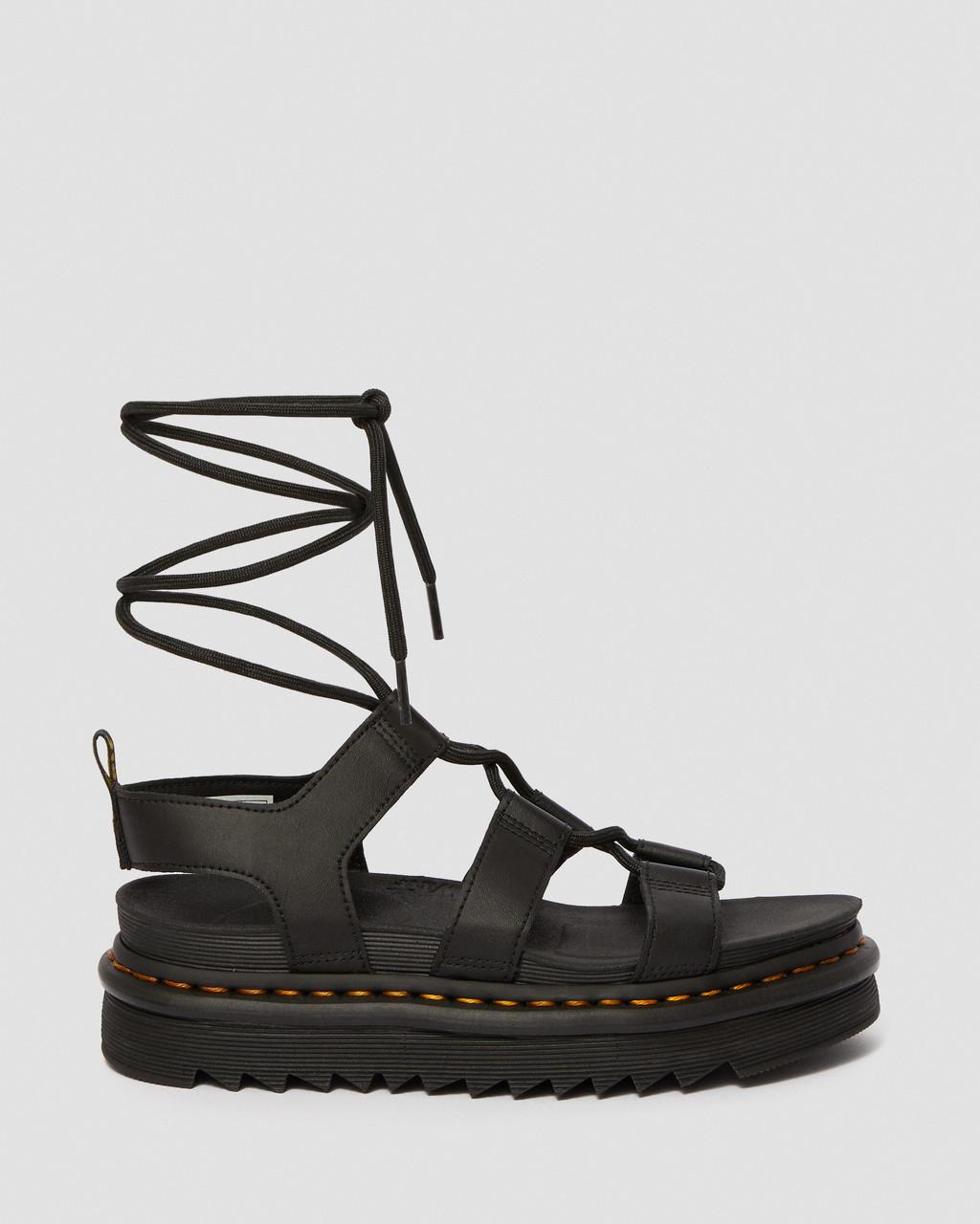 Nartilla Hydro Leather Lace Up Gladiator Sandals