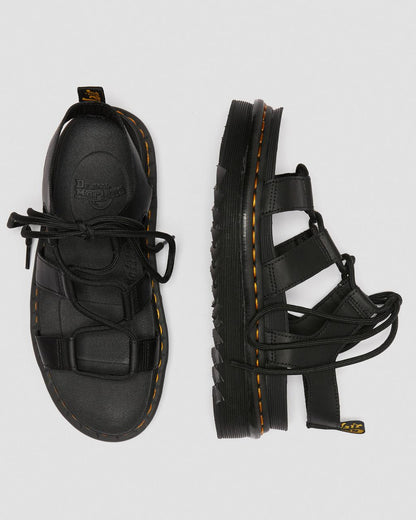 Nartilla Hydro Leather Lace Up Gladiator Sandals