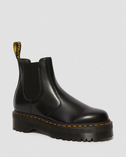 2976 Quad Smooth Leather Platform Chelsea Boots