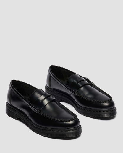 PENTON MONOCHROME SMOOTH LEATHER LOAFERS