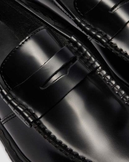 PENTON MONOCHROME SMOOTH LEATHER LOAFERS