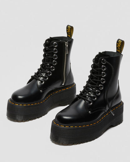 Jadon Max Buttero Leather Platform Boots