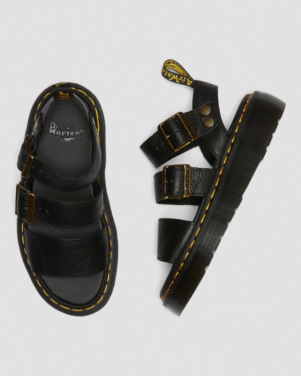 Gryphon Quad Leather Platform Sandals