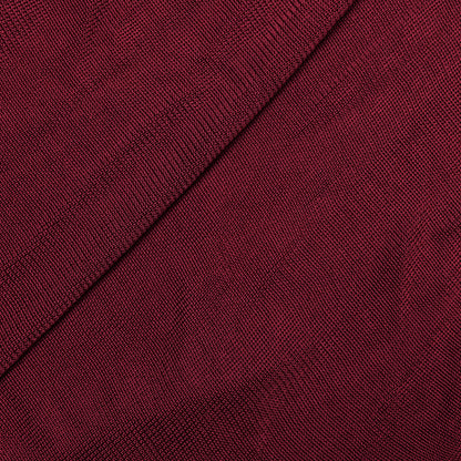 Burgundy Racer Back Viscose Knit Maxi Dress