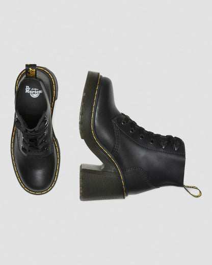 Jesy Sendal Leather Heels Black