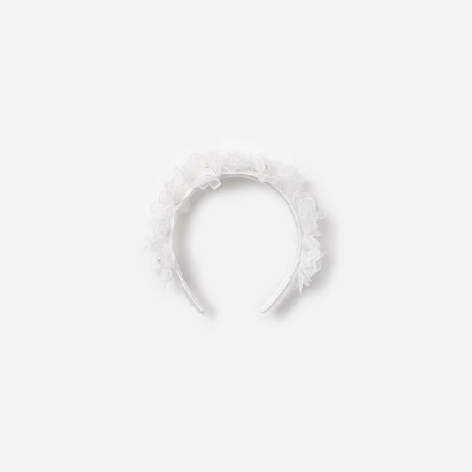 White Flower Headband