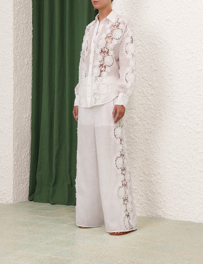 Halliday Lace Flower Pant