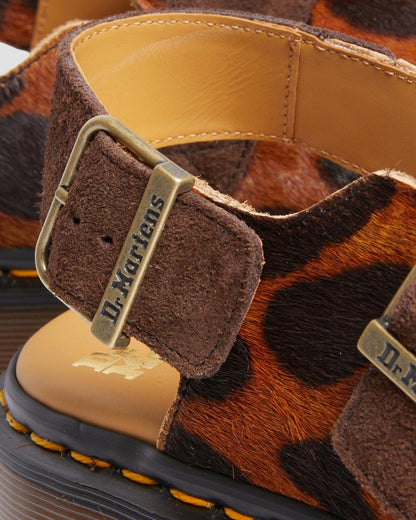 Jorge Made in England Hair On Slingback Mule