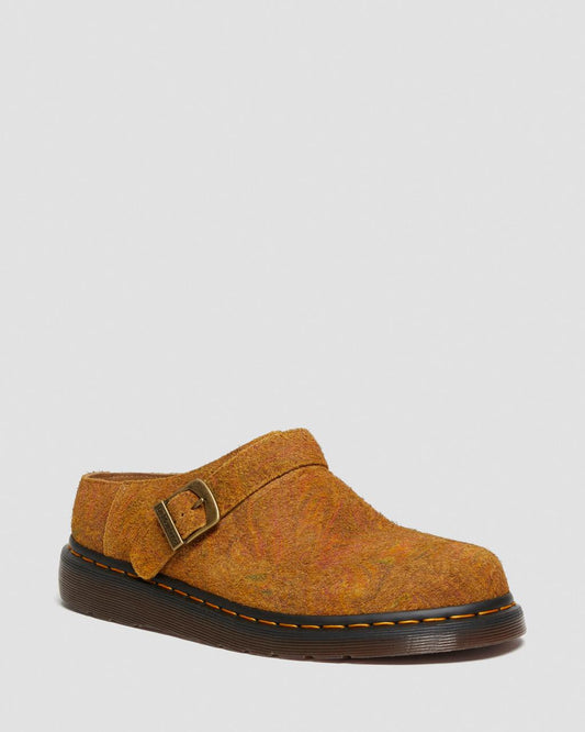 Isham Marbled Suede Slingback Mules