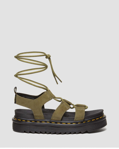 Nartilla Tumbled Nubuck Leather Gladiator Sandals