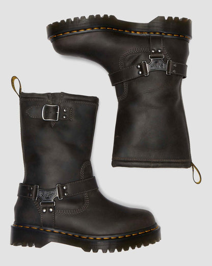 Anistone Tall Leather Biker Boots