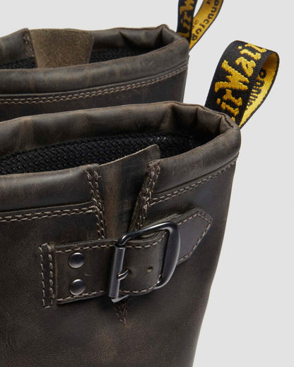 Anistone Tall Leather Biker Boots