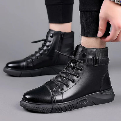🔥Last Day 49% OFF! 2024 Men's Genuine Leather Martin Boots