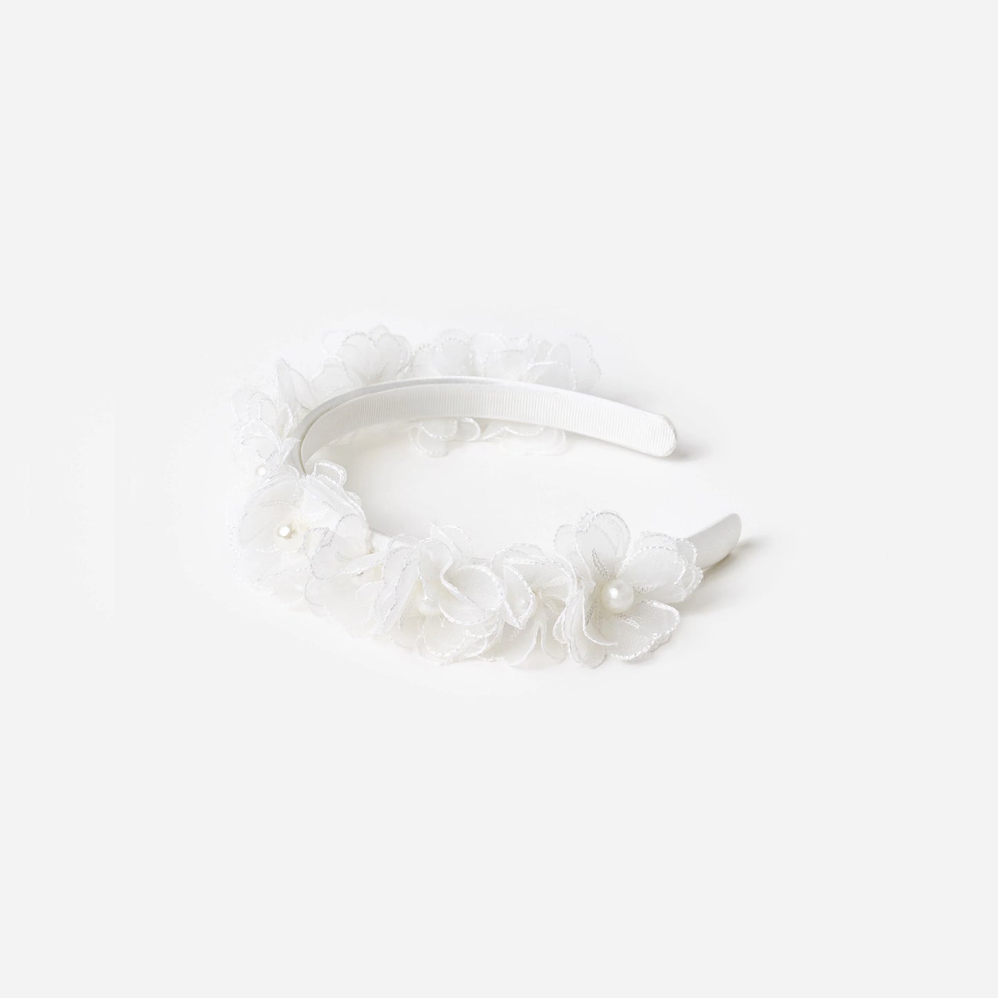 White Flower Headband