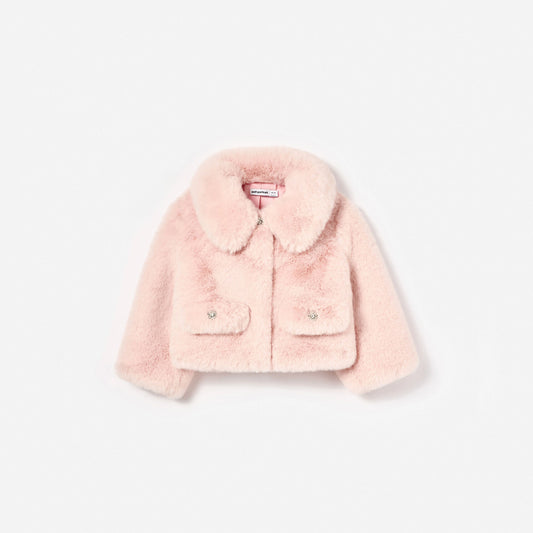 Pink Faux Fur Jacket