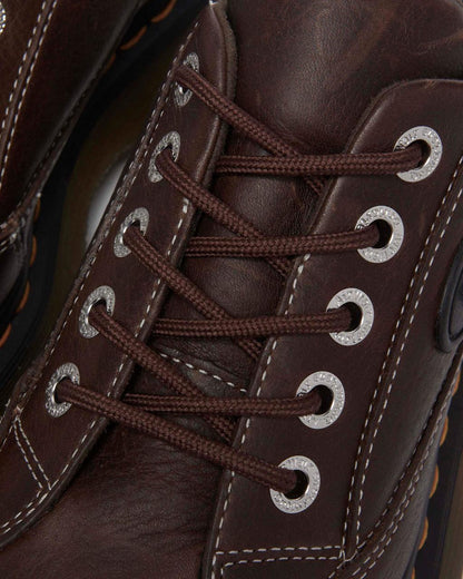 Buzz 5-Eye Grizzly Leather Shoes