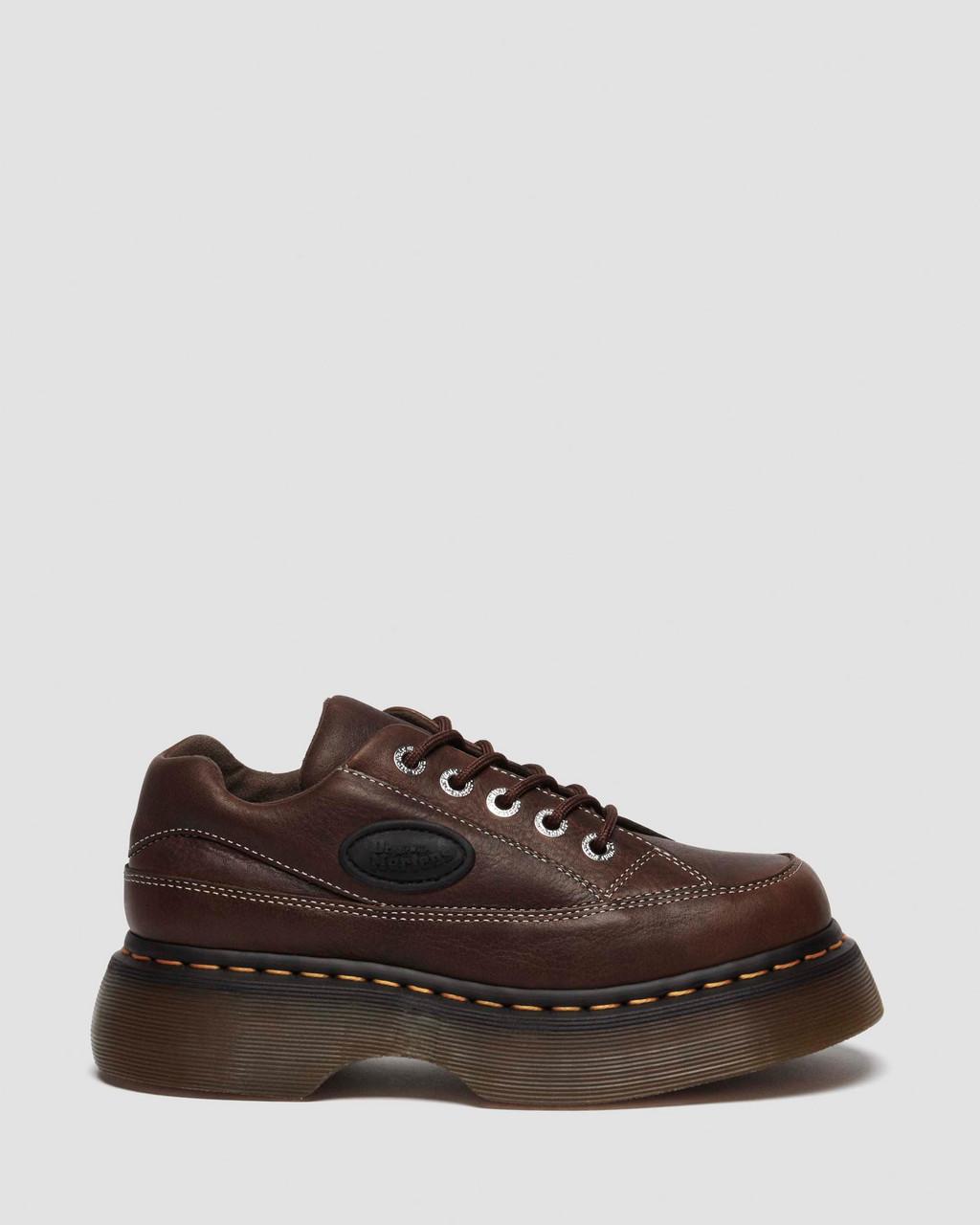 Buzz 5-Eye Grizzly Leather Shoes