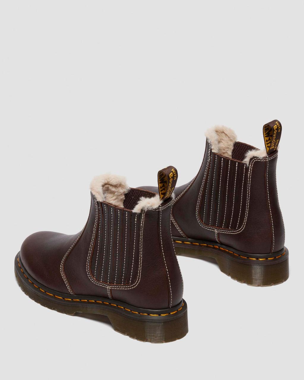 2976 Leonore II Faux Fur Lined Grizzly Leather Chelsea Boots