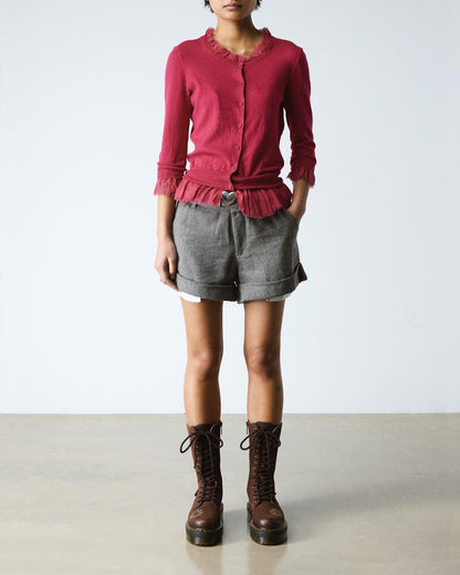 1B99 Dunnet Flower Suede Platform Boots