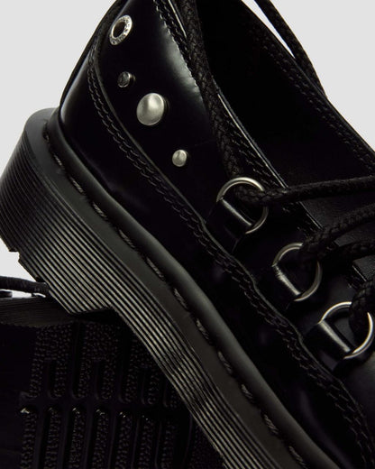 ELPHIE II STUDDED BUTTERO LEATHER BALLET FLATS