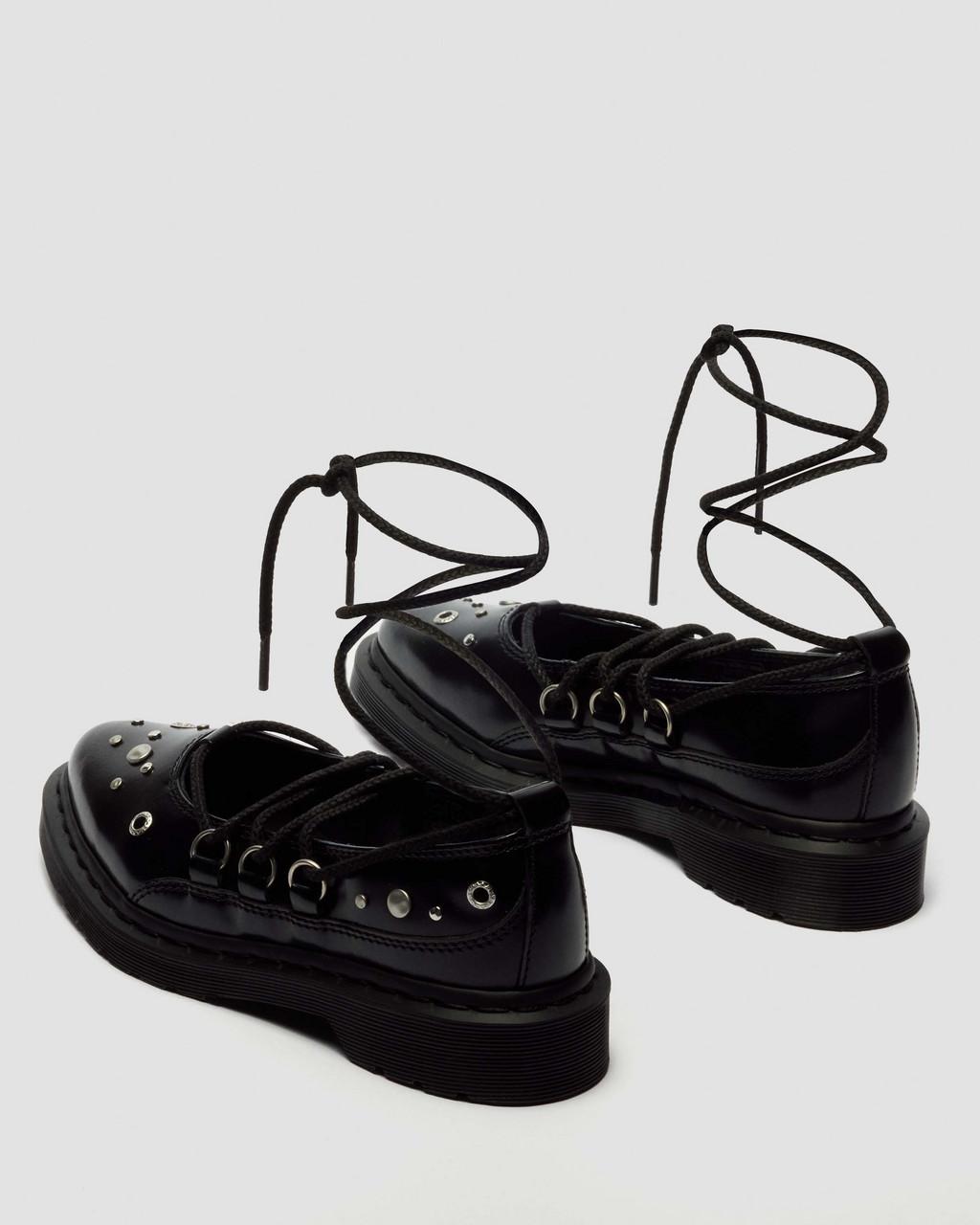 ELPHIE II STUDDED BUTTERO LEATHER BALLET FLATS