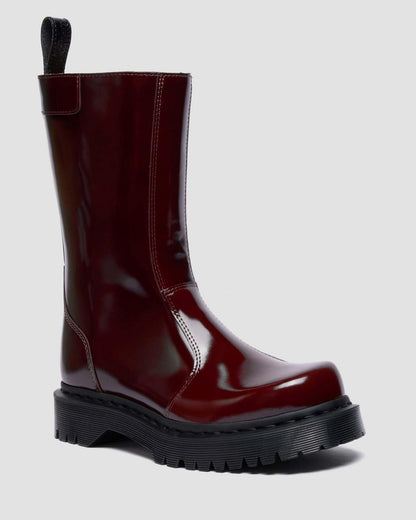 Rejena Laquered Leather Boots