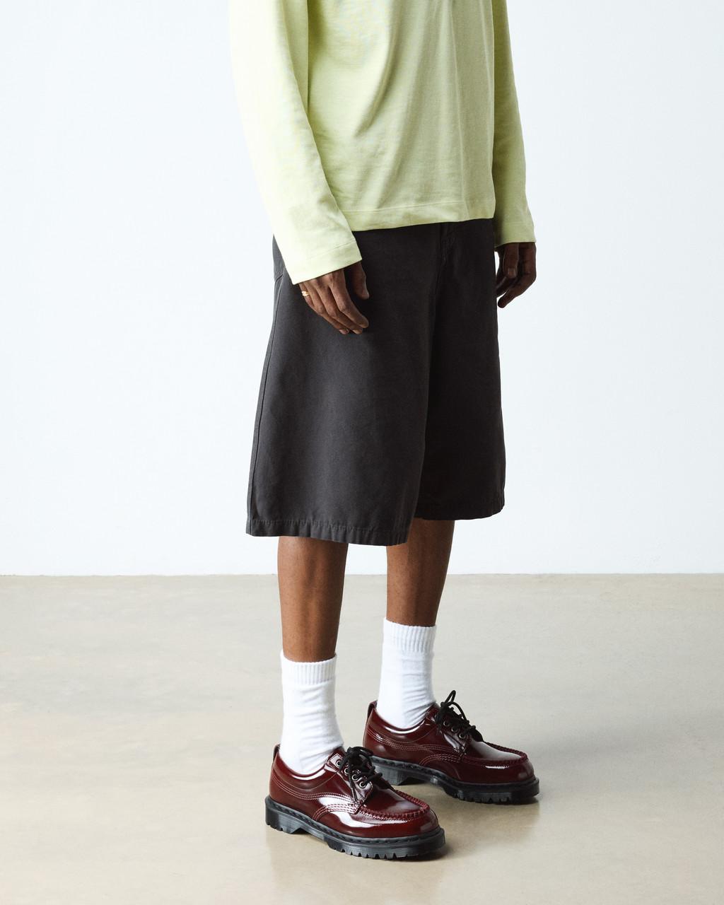 Lowell Laquered Moc Toe Shoes