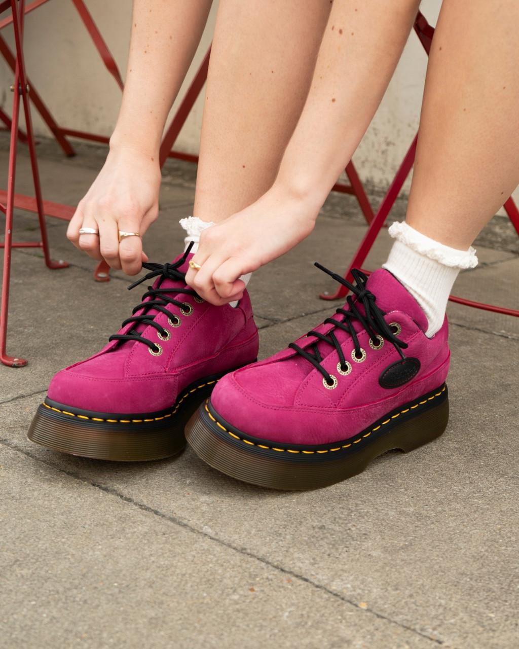 BUZZ 5-EYE MILLED NUBUCK SHOES