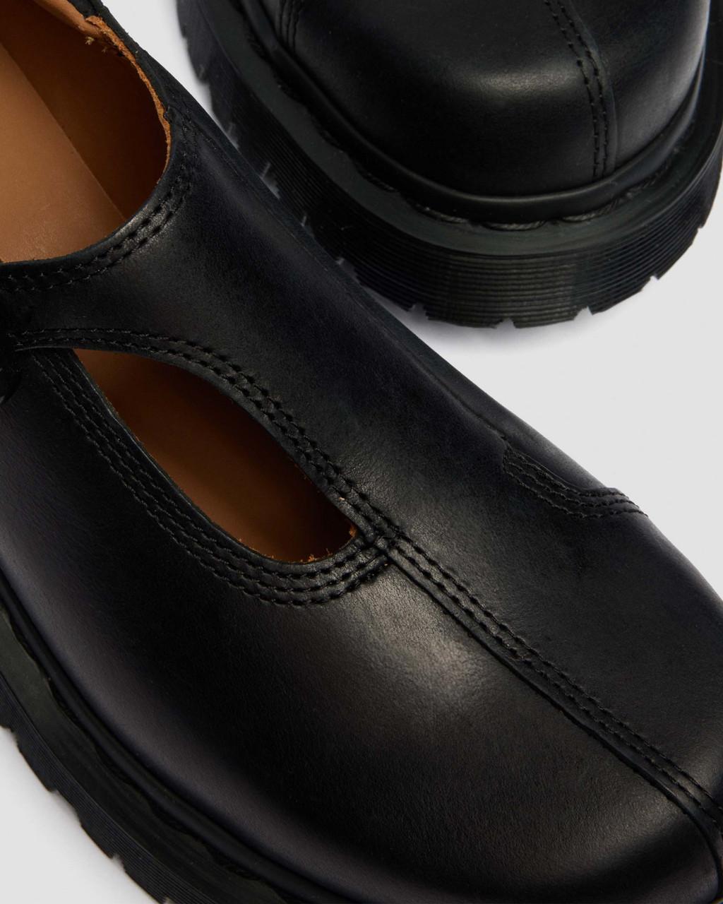 Rejena Mary Jane Old Harness Leather Shoes
