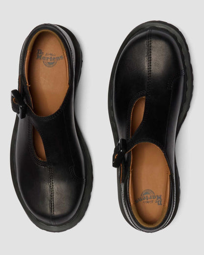 Rejena Mary Jane Old Harness Leather Shoes