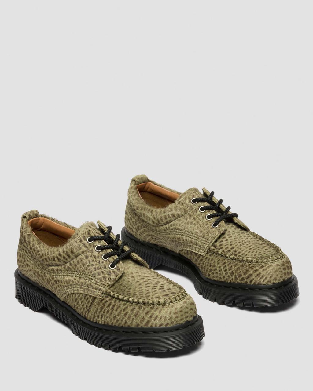 Lowell Hair On Leather Moc Toe Shoes