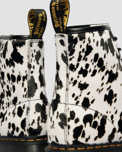 1460 Bex Dalmatian Hair On Leather Boots
