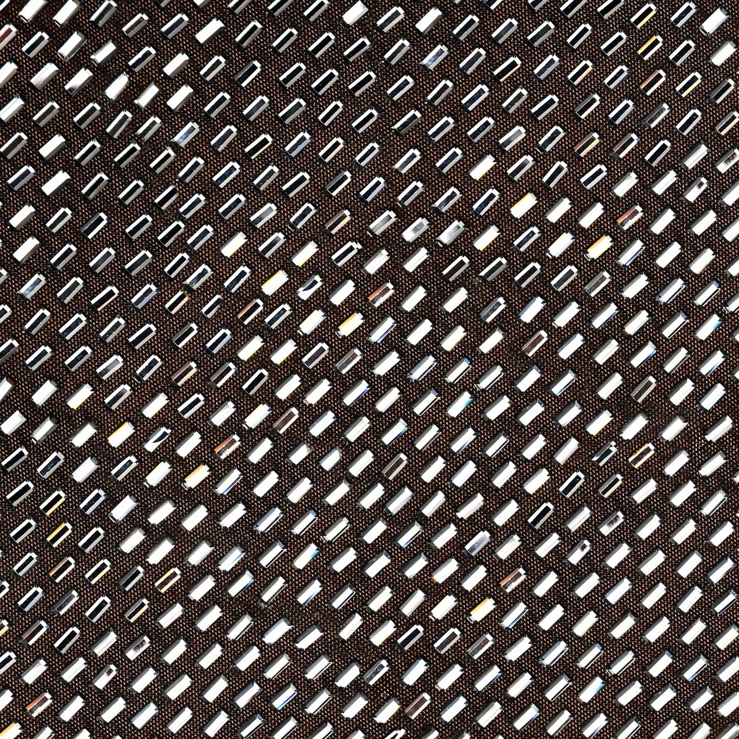 Gunmetal Rhinestone Mesh Mini Dress
