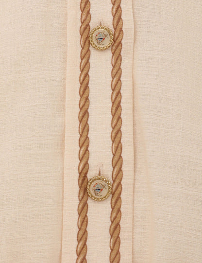 Alight Draw Waist Shirt