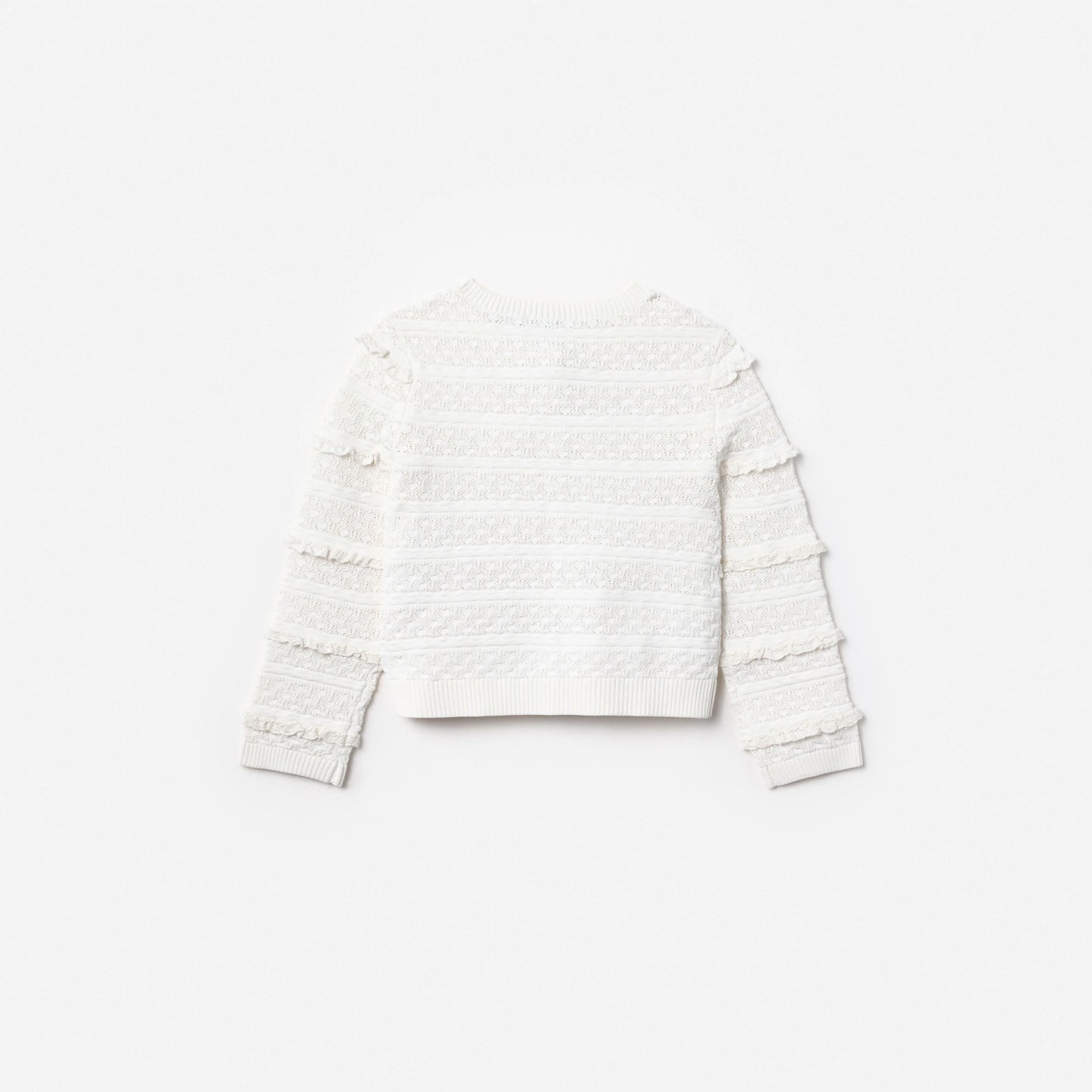 Cream Cherry Motif Cardigan