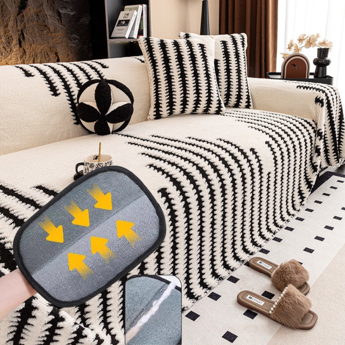 🎁2026 Collection Presale🔥Soft Plush Non-Slip Couch Cover💖