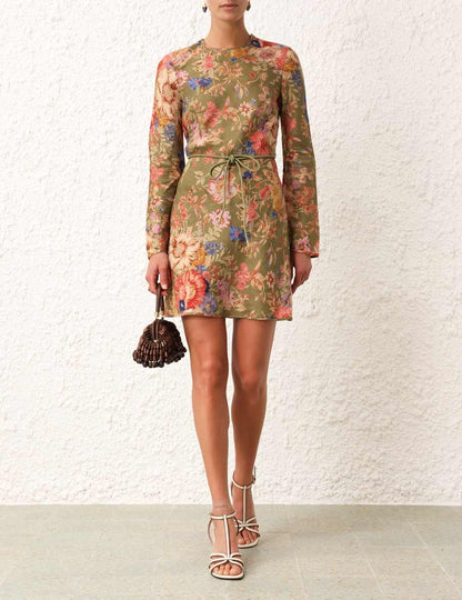 August Bias Mini Dress