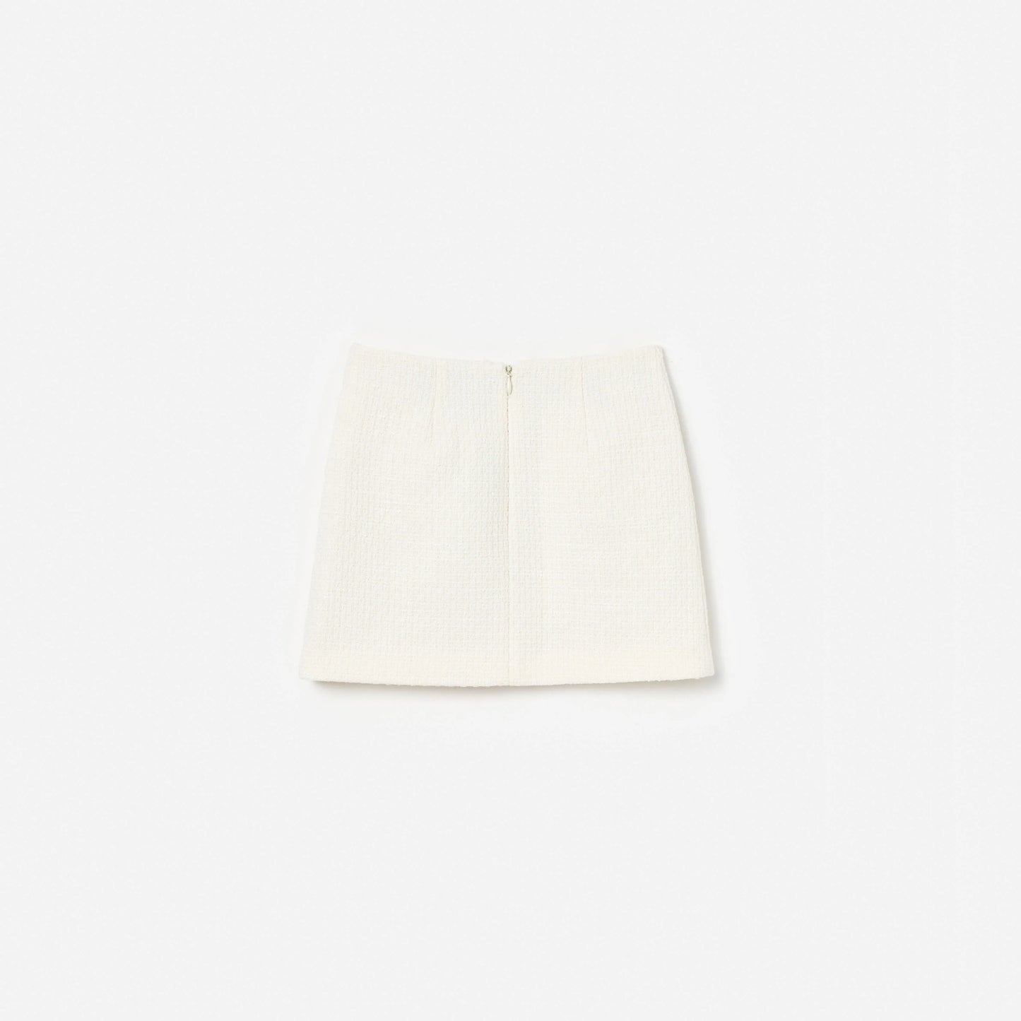 Cream Boucle Skirt