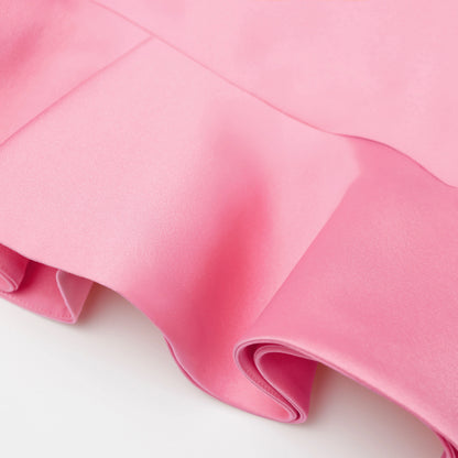 Pink Taffeta Mini Dress