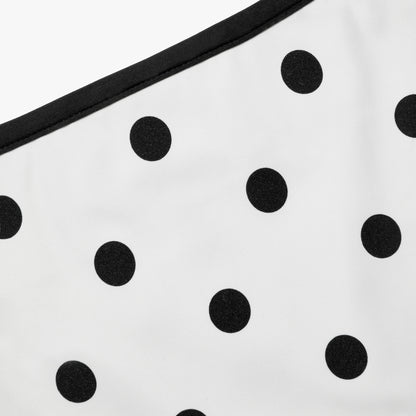 White Polka Dot Bikini Bottoms