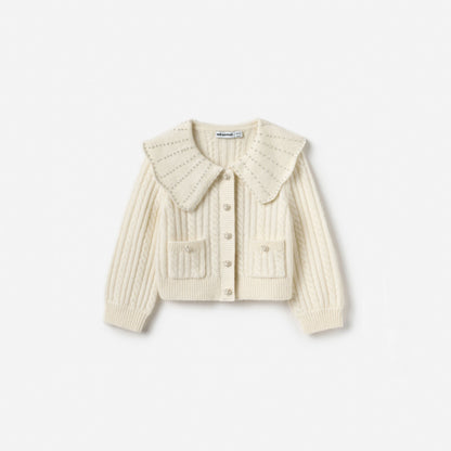 Cream Alpaca Cardigan